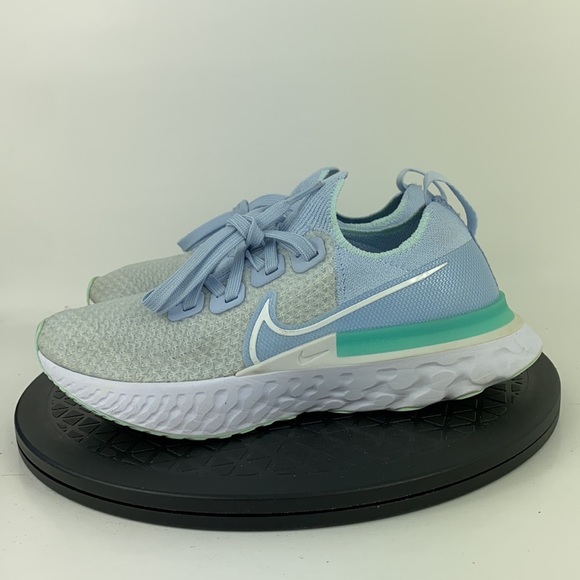Nike React Infinity Run Flyknit Blue Running Shoes CD4372-400 Women's Size 6.5 - Picture 10 of 12